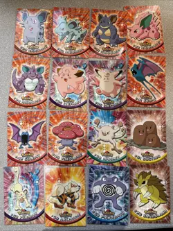 16 Card Lot - Topps Pokemon Black Label 1999 - TCG - Image 1