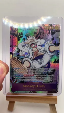 Monkey D. Luffy OP05-119 SEC Alternate Art Near Mint/Mint English One Piece Card - Image 2