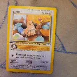 CLEFFA 20/111 Neo Genesis 1st EDITION NON-HOLO rare WOTC Pokemon TCG card LP - Image 1