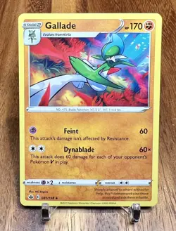 Gallade 081/198 Non Holo Chilling Reign Rare Pokemon Card NM - Image 1