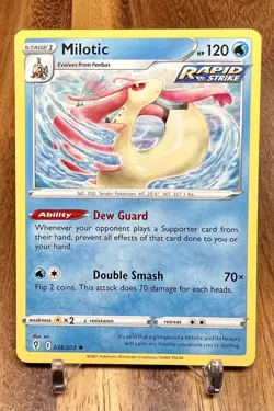 Milotic 038/203 Rare Non Holo Evolving Skies Pokemon Card NM - Image 1