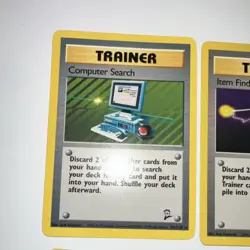 Pokemon TCG Base Set 2 Trainer Card Lot - Computer Search, Item Finder, Scoop Up - Image 2