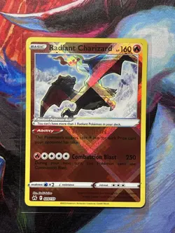 Pokemon TCG Crown Zenith Radiant Charizard 020/159 Holo Card - Image 1
