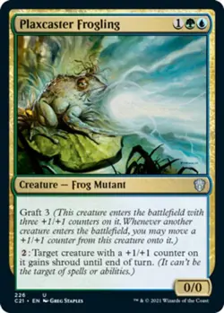 Plaxcaster Frogling - Commander 2021 #226 MTG Magic The Gathering - Image 1