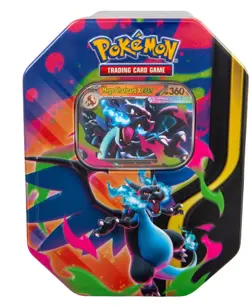 Pokemon Mega Charizard Tin Booster Packs Promo Card Mega Evolution Set TCG - Image 2