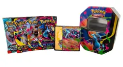 Pokemon Mega Charizard Tin Booster Packs Promo Card Mega Evolution Set TCG - Image 4