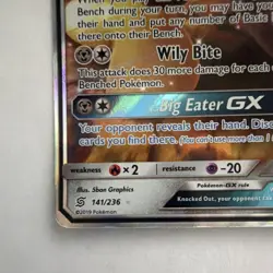 Pokemon TCG Mawile GX 141/236 Sm-Unified Minds Ultra Rare Holo GX Card - Image 2