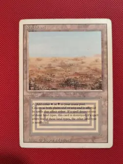 Scrubland MTG Revised Magic MP/HP - Image 1