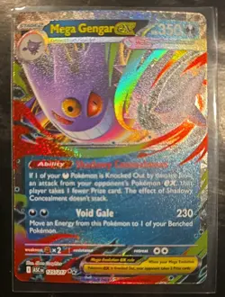 Mega Gengar ex 125/217 Me: Ascended Heroes Holo Mint Pokemon card - Image 1