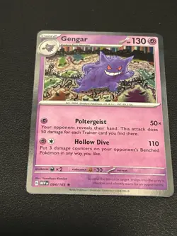 Gengar 094/165 -Scarlet & Violet 151 - Holo Pokemon Card - Near Mint (NM) - Image 3