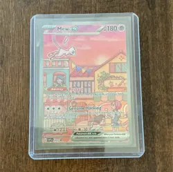 Mew EX SVP 053 Full Art Holo Promo Scarlet & Violet Pokemon Card 180 HP - Image 1