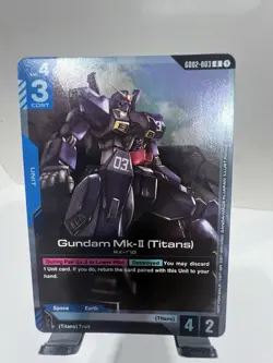 Gundam MK-II (Titans) Alternate Art Foil - GD02-003 - Gundam TCG Card Game - Image 1