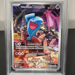 Team Rocket's Wobbuffet 203 Sv: Scarlet & Violet Promo Cards Holo - PSA 9 - Image 2
