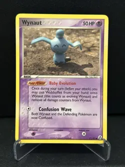 Wynaut 71/92 - Yuka Morii Clay - Legend Maker Pokemon Card NM - Image 1