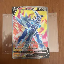 Origin Forme Dialga V SWSH255 NM Promo Full Art Pokemon Card PSA 10 - Image 1
