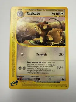 Pokemon TCG 2003 Skyridge Card -- Raticate 89/144 - Image 1