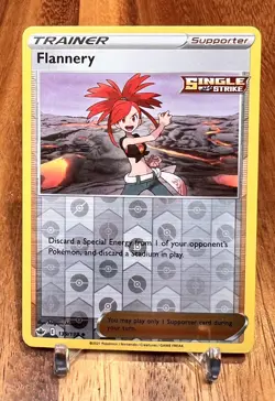 Flannery 139/198 Reverse Holo Chilling Reign Trainer Pokemon Card NM - Image 1