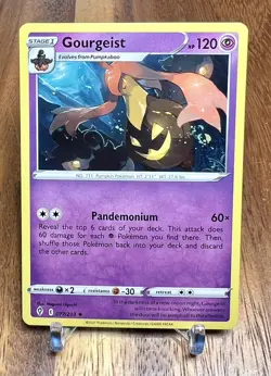 Gourgeist 077/203 Rare Non Holo Evolving Skies Pokemon Card NM - Image 1