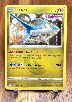 Latios 194/264 Non Holo Rare Fusion Strike Pokemon Card NM - Image 1