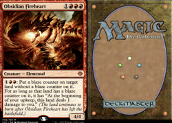 Magic the Gathering -MTG- Obsidian Fireheart - Image 1