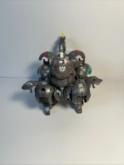 Bakugan Battle Brawlers Pyrus Maxus Helios 7 In 1 Completed W/Card Very RARE - Image 4