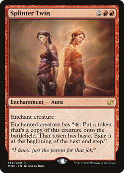 Splinter Twin #129 (MP) Modern Masters 2015 MM2 Magic MTG - Image 1