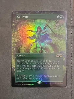 Cultivate (Alternate Art) Core Set 2021 Foil - Image 1