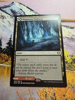 Magic The Gathering Kaldheim - BLIGHTSTEP PATHWAY SEARSTEP PATHWAY - RARE - Image 1