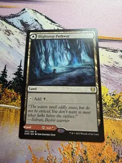 Magic The Gathering Kaldheim - BLIGHTSTEP PATHWAY SEARSTEP PATHWAY - RARE - Image 4