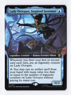 Lady Octopus, Inspired Inventor (Extended Art) 252 MTG Marvel's Spider-Man (SPM) - Image 1