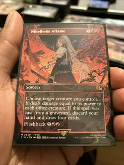 Nibelheim Aflame (Borderless) Final Fantasy Regular - Image 1