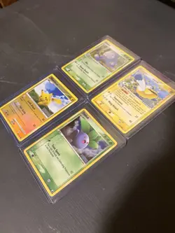 Pokemon TCG 4 Card Lot Pikachu, Oddish, Swalot, Pelipper Platinum & Emerald - Image 1