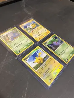 Pokemon TCG 4 Card Lot Pikachu, Oddish, Swalot, Pelipper Platinum & Emerald - Image 2