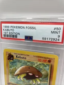 1999 Pokemon Fossil Kabuto #50 1st Edition PSA 9 Mint WOTC Vintage - Image 2