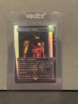 MTG Secret Lair Marvel - Commander's Plate 1733 Rainbow Foil - Image 1