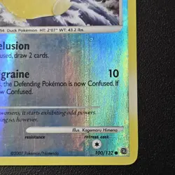 Pokemon Psyduck Secret Wonders 100/132 Reverse Holo Common Basic English LP - Image 4