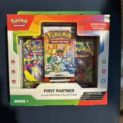 Pokemon TCG First Partner Illustration Collection Series 1 Box SEALED - Image 1