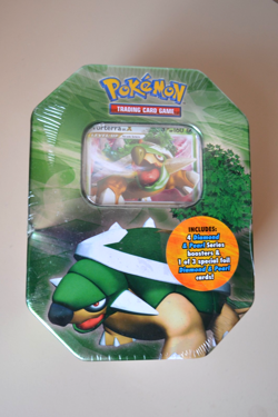 2007 Torterra Lv.X Tin Diamond & Pearl 4x D&P Boosters Pokemon Factory Sealed - Image 1