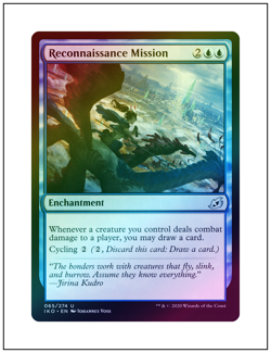 1x Reconnaissance Mission, Foil, Magic MTG NM - Image 1