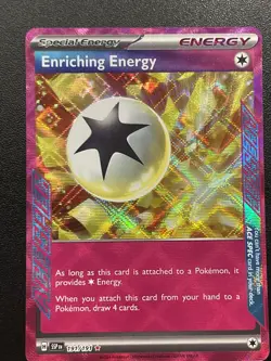 Holo Enriching Energy 191/191 ACE SPEC Rare Surging Sparks Pokemon TCG - Image 1