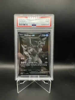 POKEMON ZEKROM EX PSA 9 172/086 SV: BLACK BOLT HOLO - Image 1
