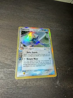 Vaporeon (Delta) 18/113 Holo Ex Delta Species Pokemon TCG LP/NM - Image 1
