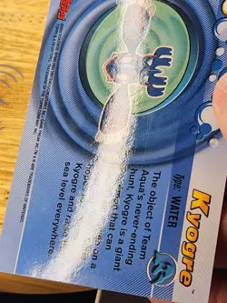 Topps Pokemon Advanced #43 Kyogre - Image 5