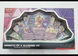 Pokemon TCG: Mimikyu ex & Alcremie ex Premium Collection Box - In Hand - Image 1
