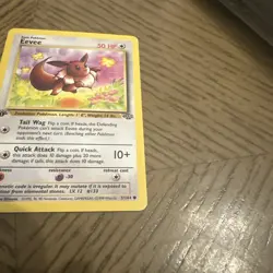 Pokemon 1st EDITION Eevee #51/64 Common - 1999 Jungle Set - LP - Image 3