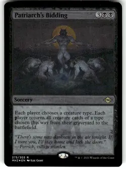 Patriarch's Bidding (Foil Etched) Modern Horizons 2 Foil MTG NM - Image 1