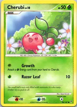 Cherubi 96/147 Common Supreme Victors Pokemon Near Mint - Image 1