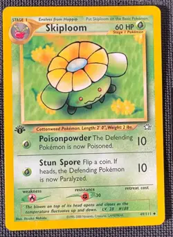 SKIPLOOM 49/111 UNCOMMON NEO GENESIS POKEMON 1ST EDITION LP/NM - Image 1