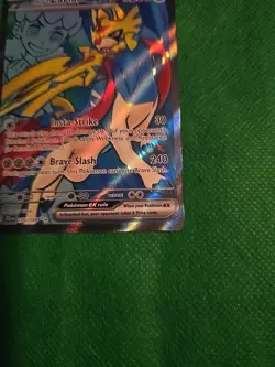 Hop's Zacian ex 176/159 Sv09: Journey Together Full Art Ultra Rare Holo Pokemon - Image 2