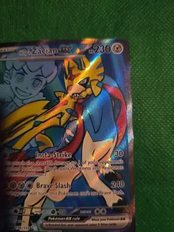 Hop's Zacian ex 176/159 Sv09: Journey Together Full Art Ultra Rare Holo Pokemon - Image 5
